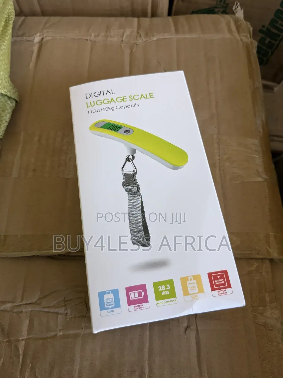Portable Travel Luggage Fishing Scale 50kg With Lcd Backlit