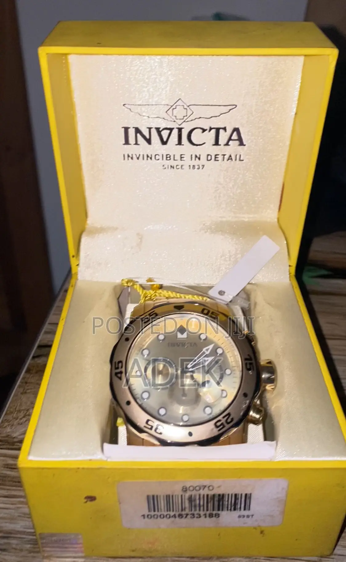 Invicta Pro Diver Gold Watch