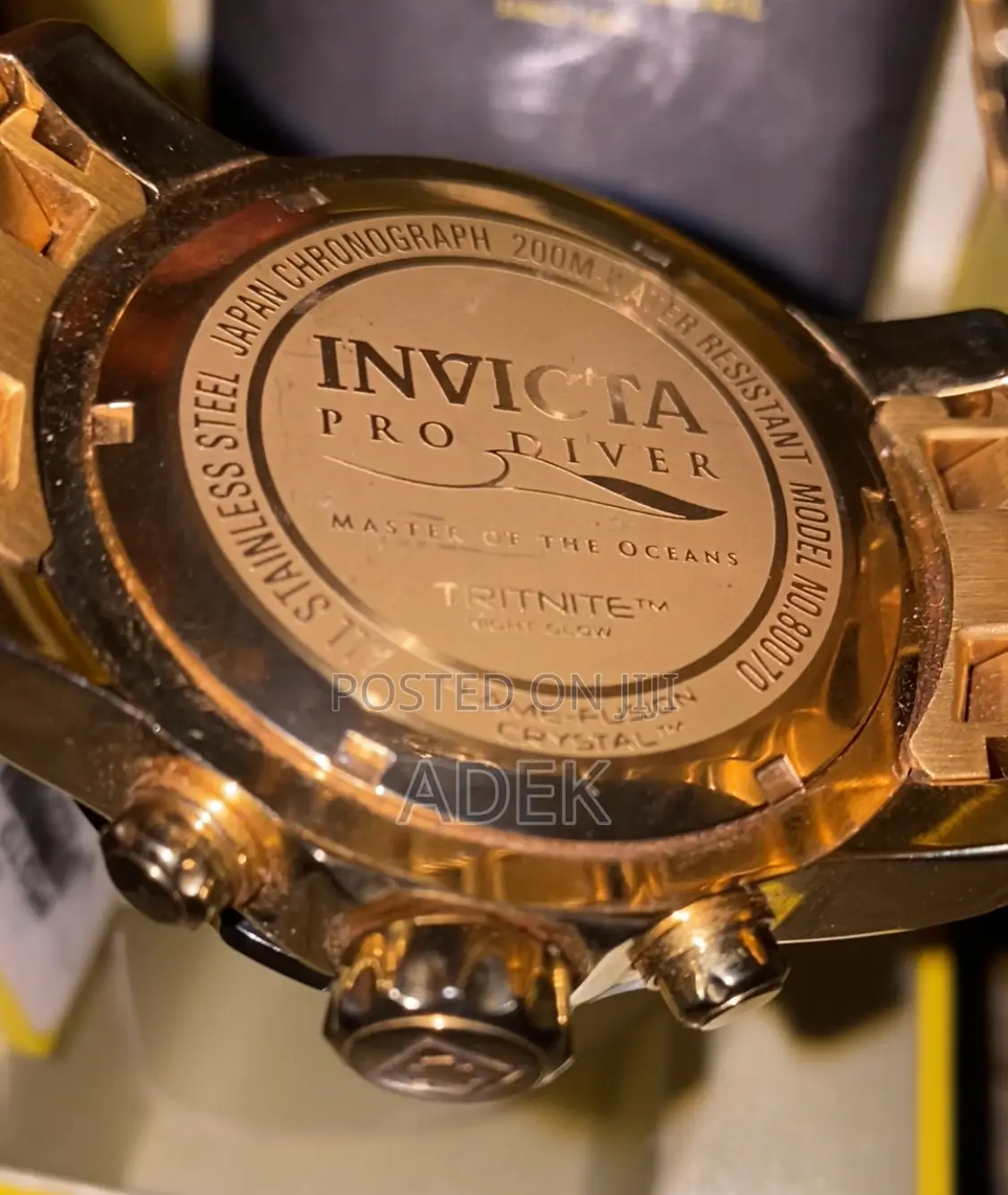 Invicta Pro Diver Gold Watch
