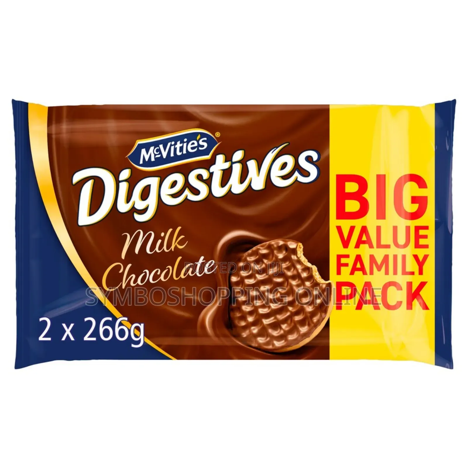 McVities's Milk Chocolate Digestives Twin Pack 2 X 266g