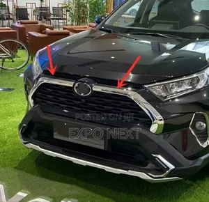 For Toyota Rav4 2019-2024 Achrome Front Grill Strip Cover