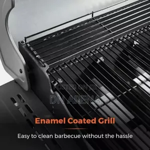El-Fuego 4 Burner Gas Grill With Side Cooker