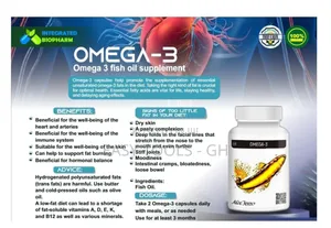 Omega 3 Cholestérol ( Kindly Read on Picture )