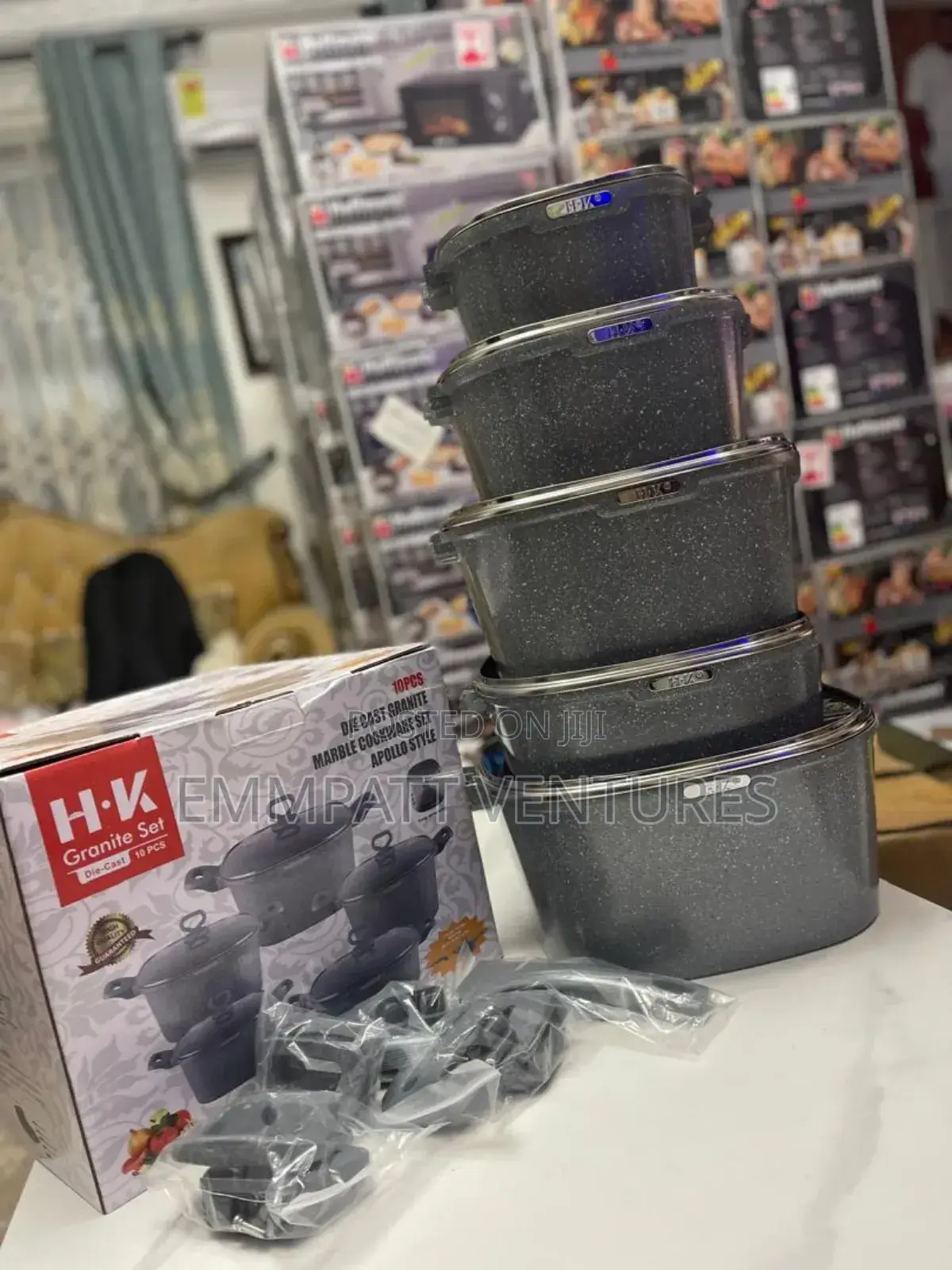H.K Granite Set 10pcs Die Cast