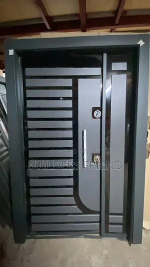Gray One and Half Turkish Executive Entrance Door