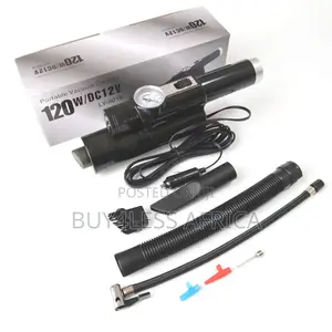 Powerful Car Portable Vacuum Cleaner With Compressor 120w