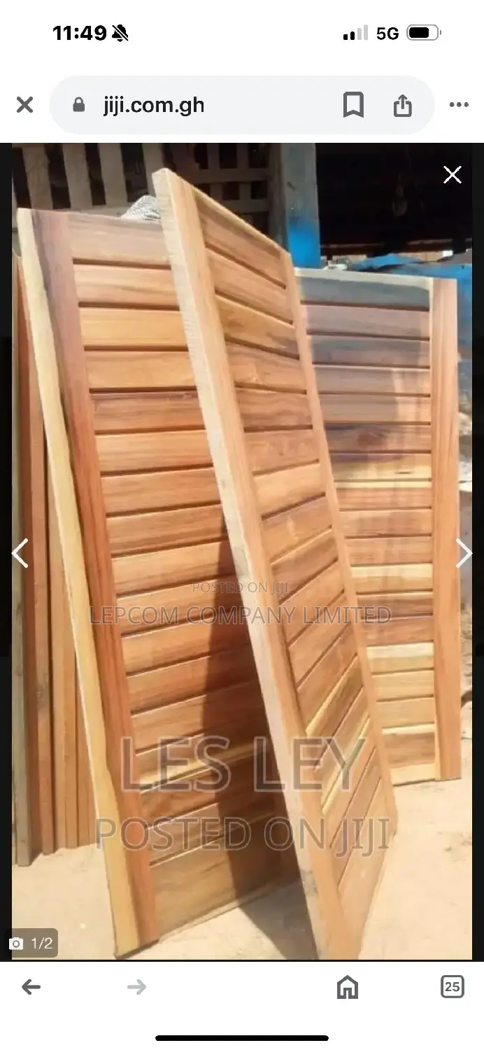 Wooden Doors, With Frame and Architrave
