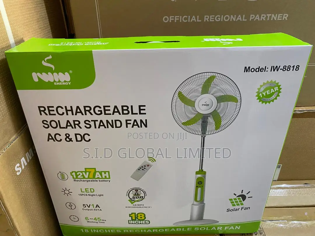 Iwin Big This Easter Rechargeable Stand Fan Sale!