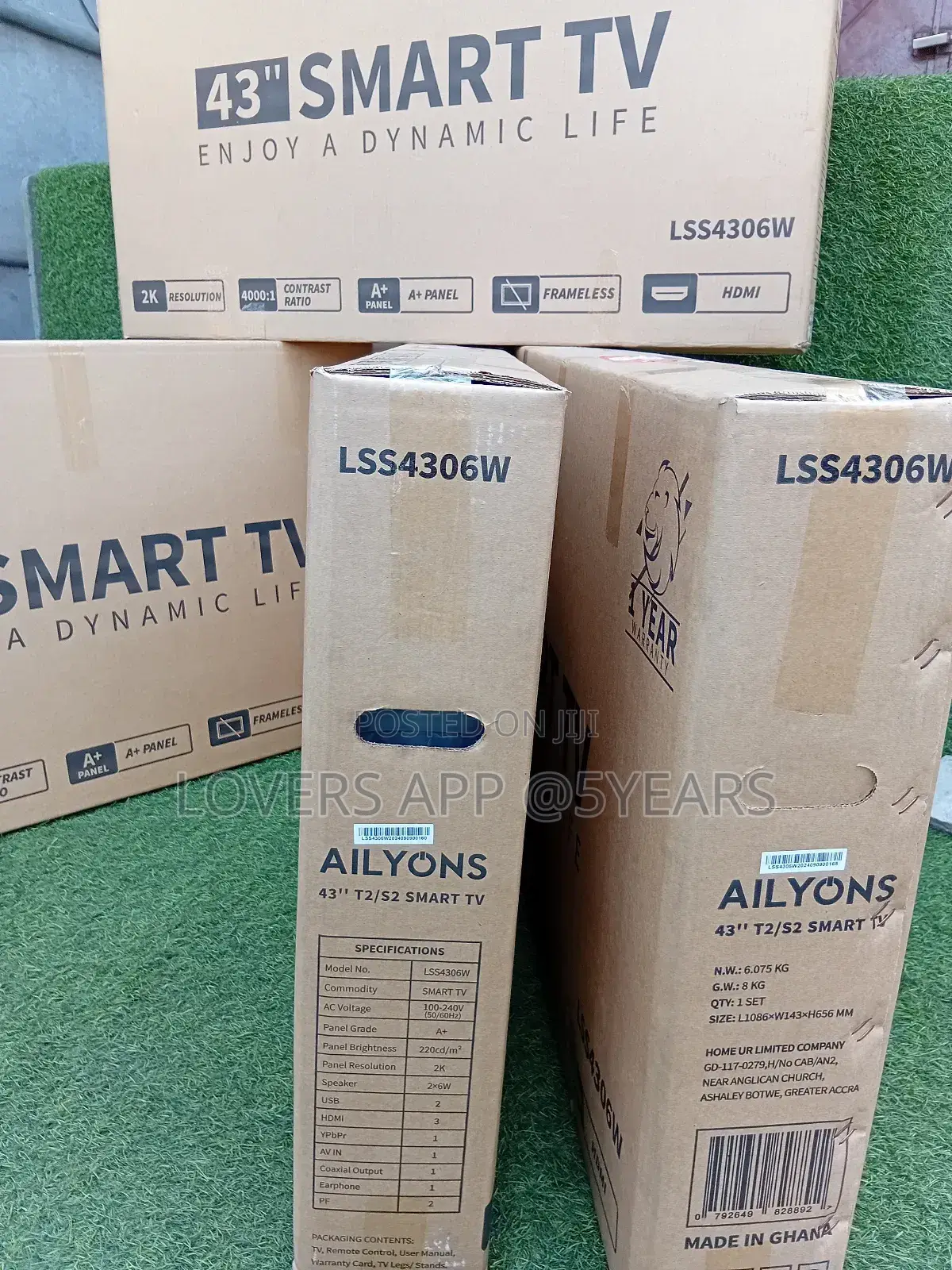Simple Ailyons 43inches Television Smart Nasco Tv
