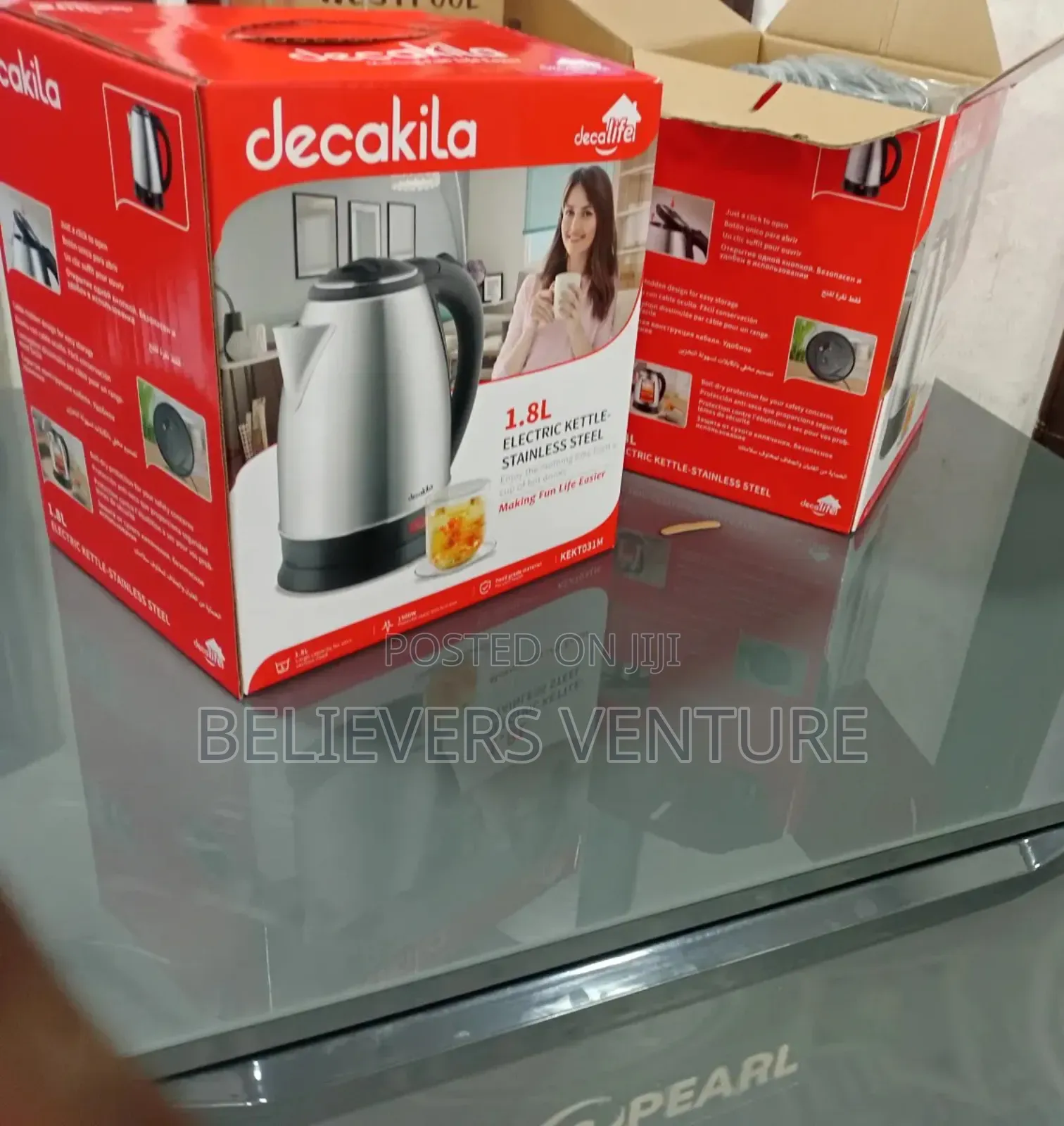 Powerful 1500w Kettle Decakila 1.8l Decakila