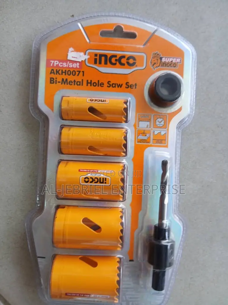 Ingco Bi-Metal Hole Saw Set 7pcs