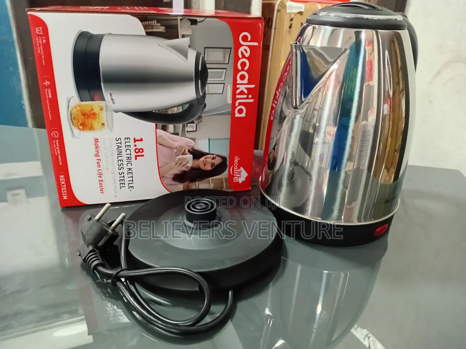 Trusted Model Kekto31m Steel Kettle Decakila 1.8l Decakila