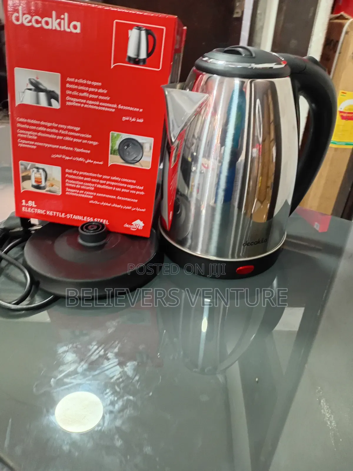 Top Flight Kettle Stainless Steel Kettle Decakila 1.8l