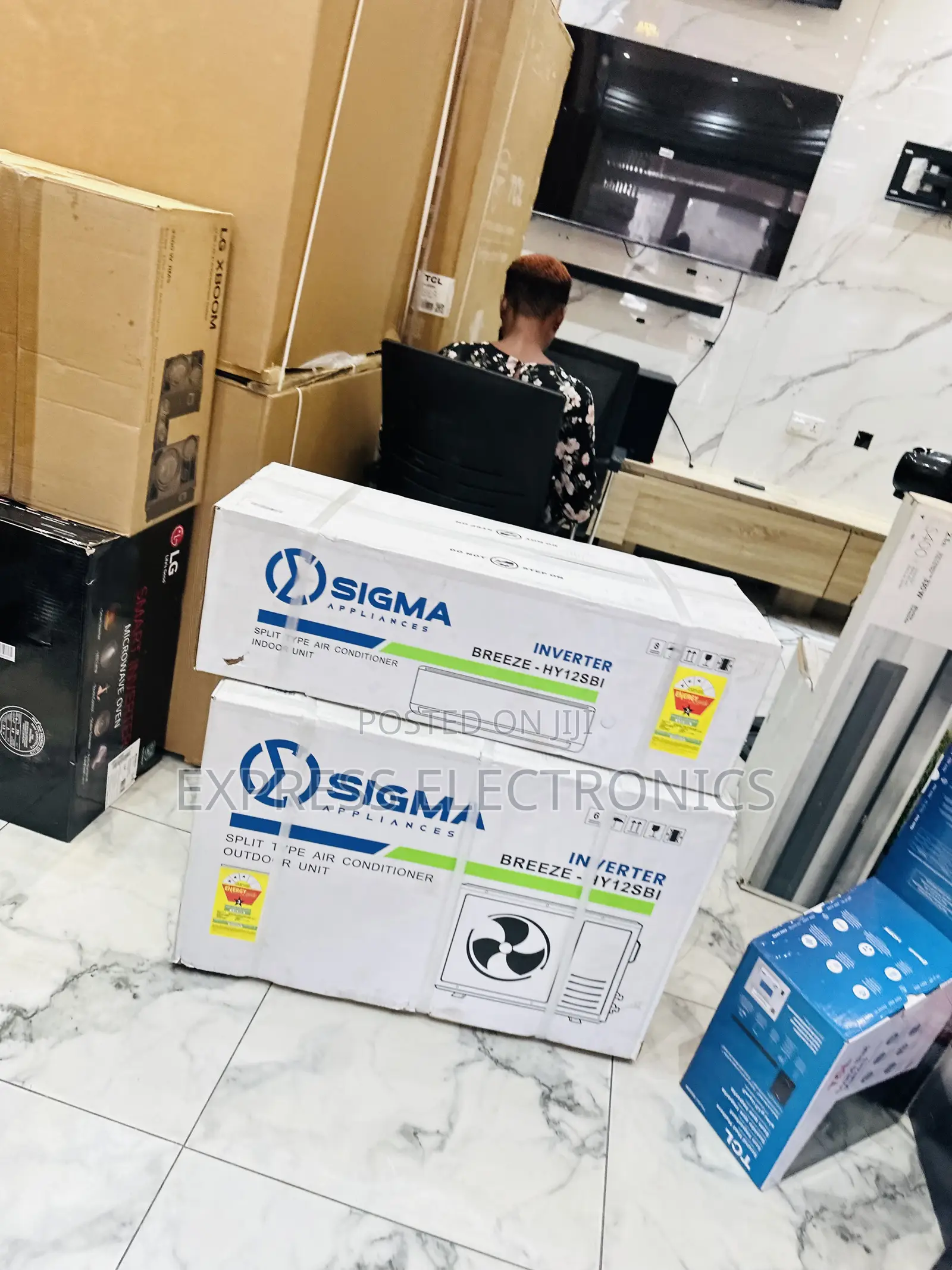 Great  New White Sigma Split Inverter 1.5hp