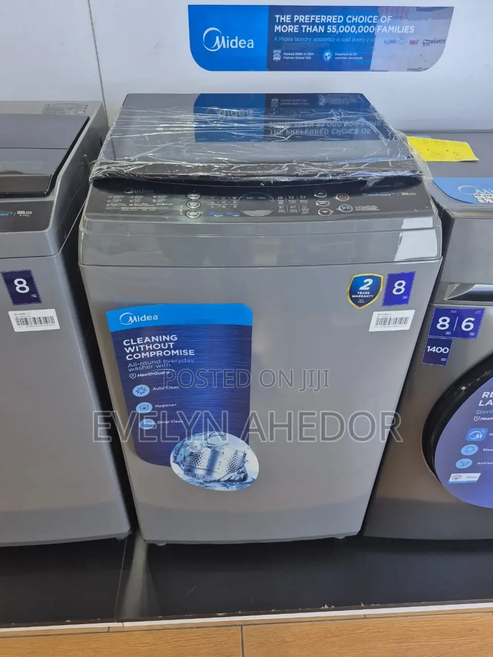Brand New Midea Washing Machine Full Automatic Top Load 8kg