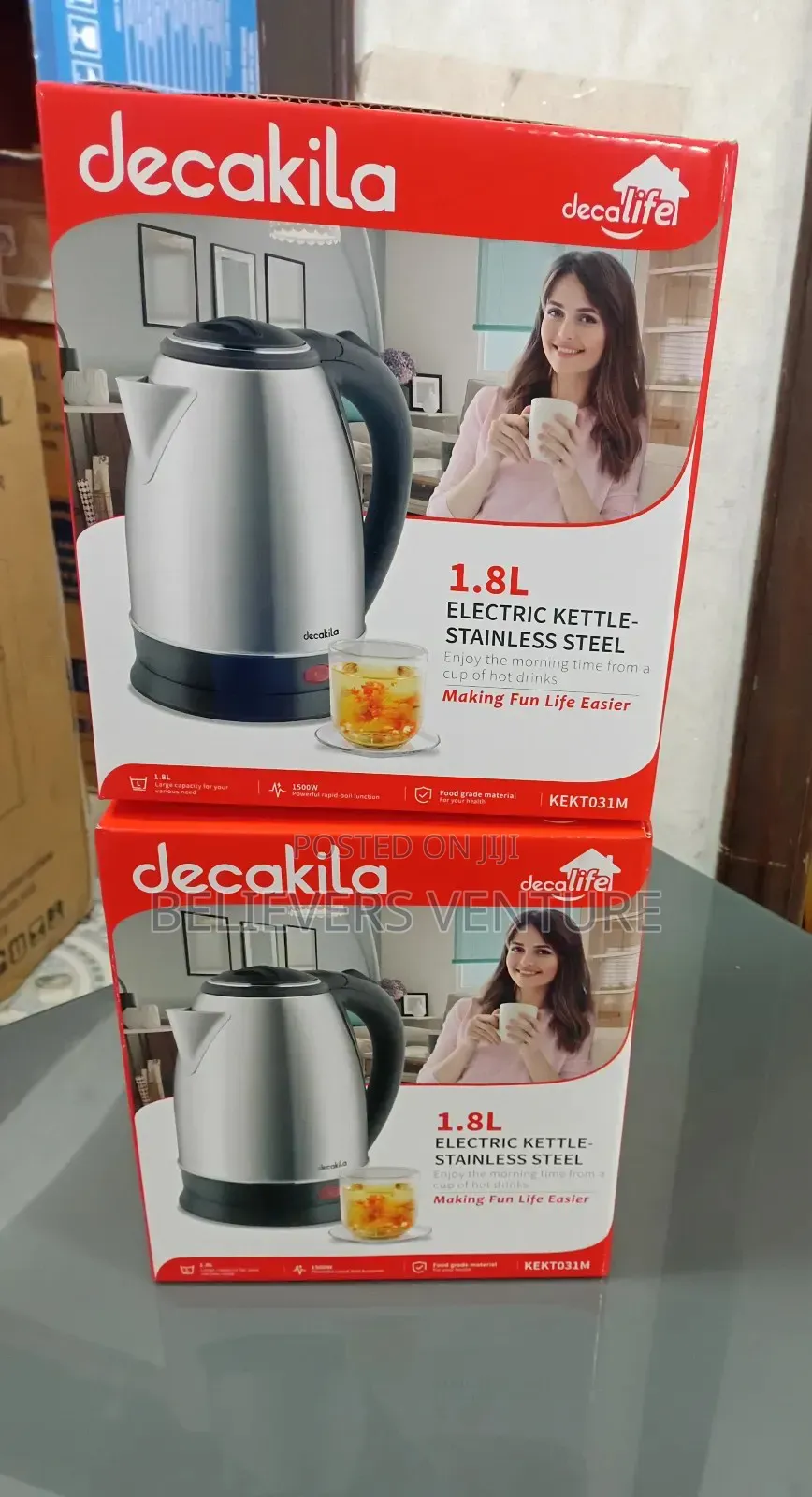 Massive Performing Kettle Kettle Decakila 1.8l