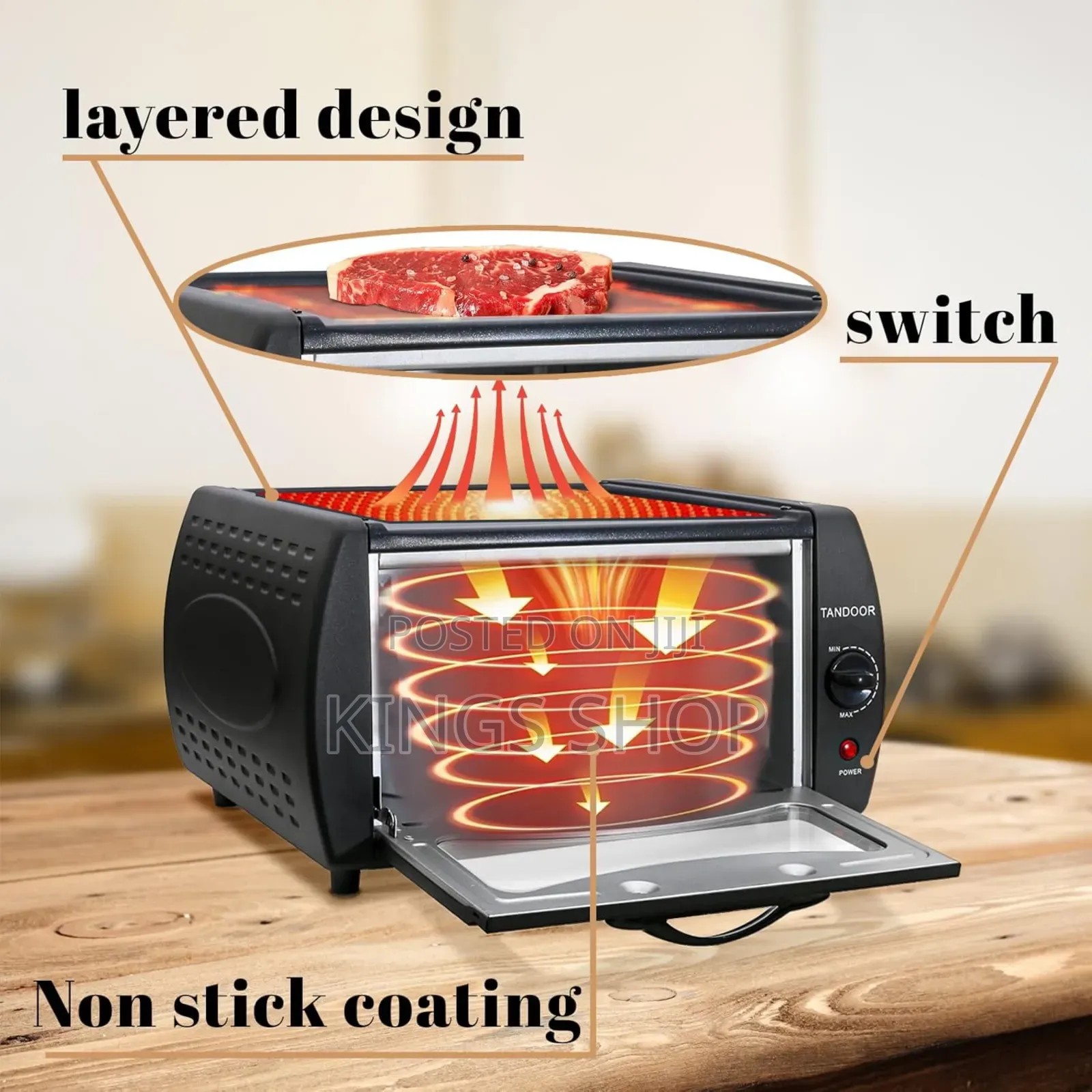 Tandoor Mini Oven With Bake Tray