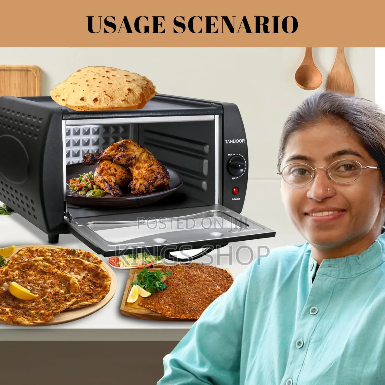 Tandoor Mini Oven With Bake Tray