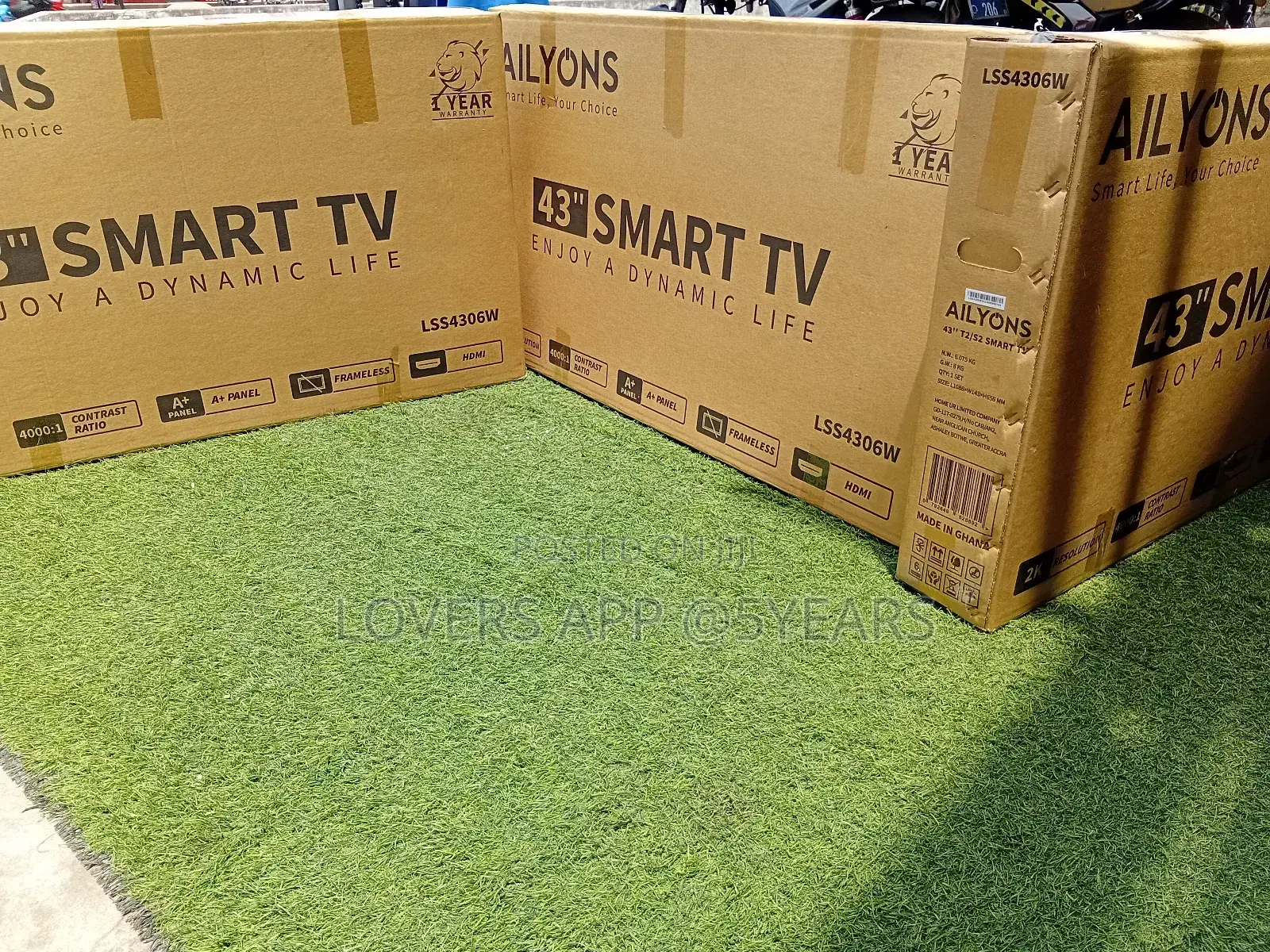 43inches Ailyons Smart Protected Television Nasco Tv