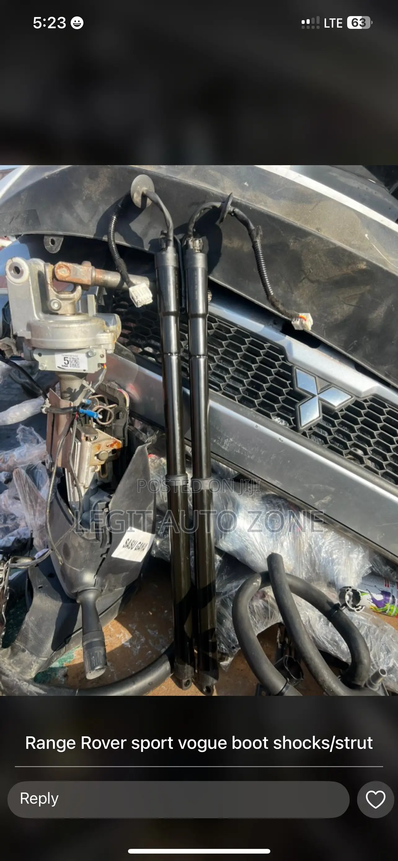 Range Rover Vogue Boot Shocks Available