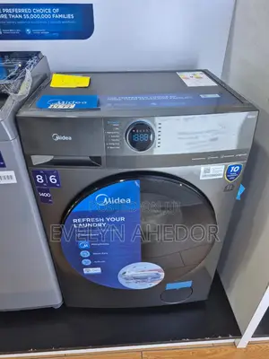 Wide Midea Front Load Full Automatic Washing Machine 8kg