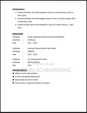 Caregiver for Hire at Airport With Accomodation