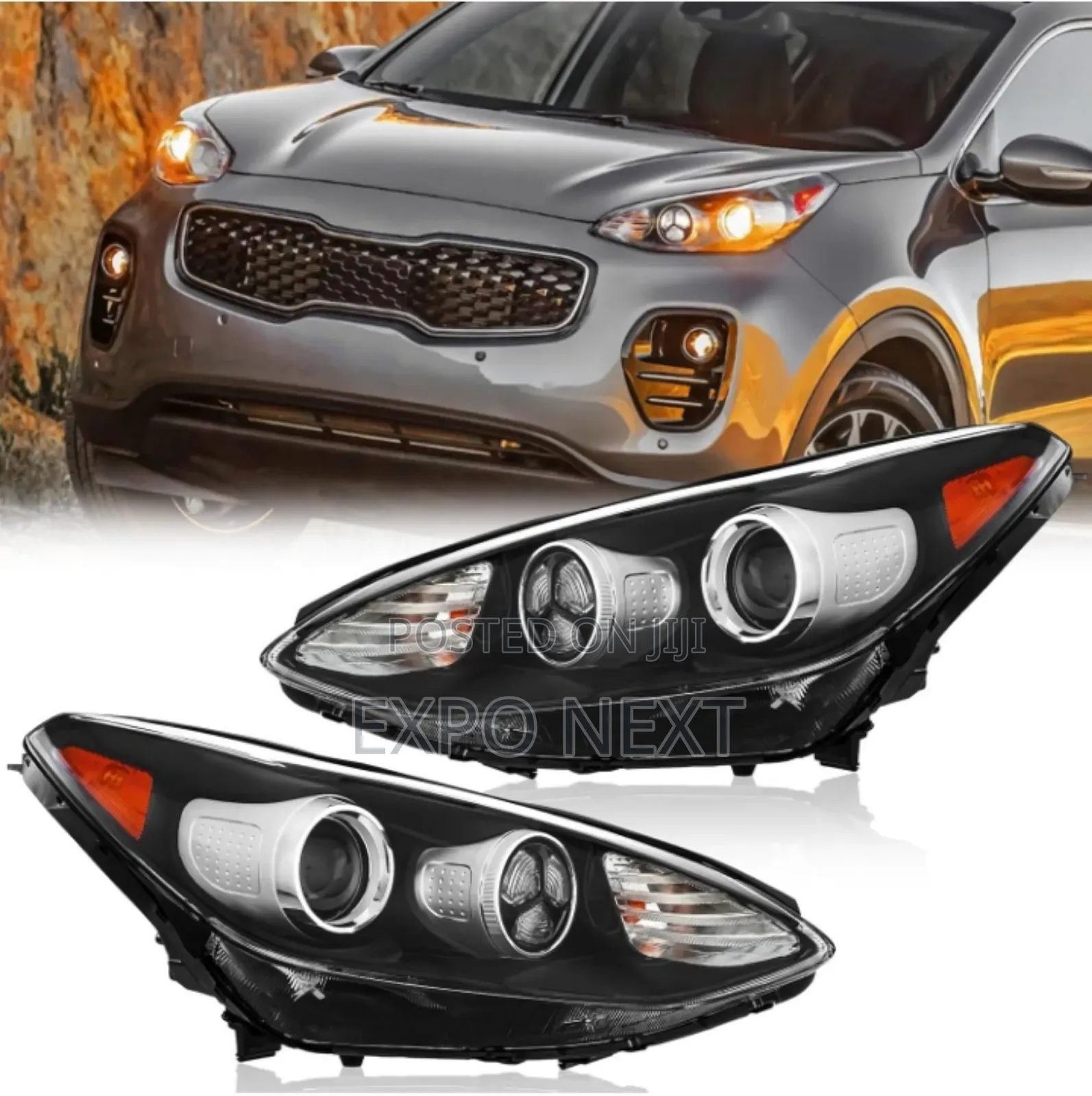 Kia Sportage Halogen Headlight Led 2016-2018