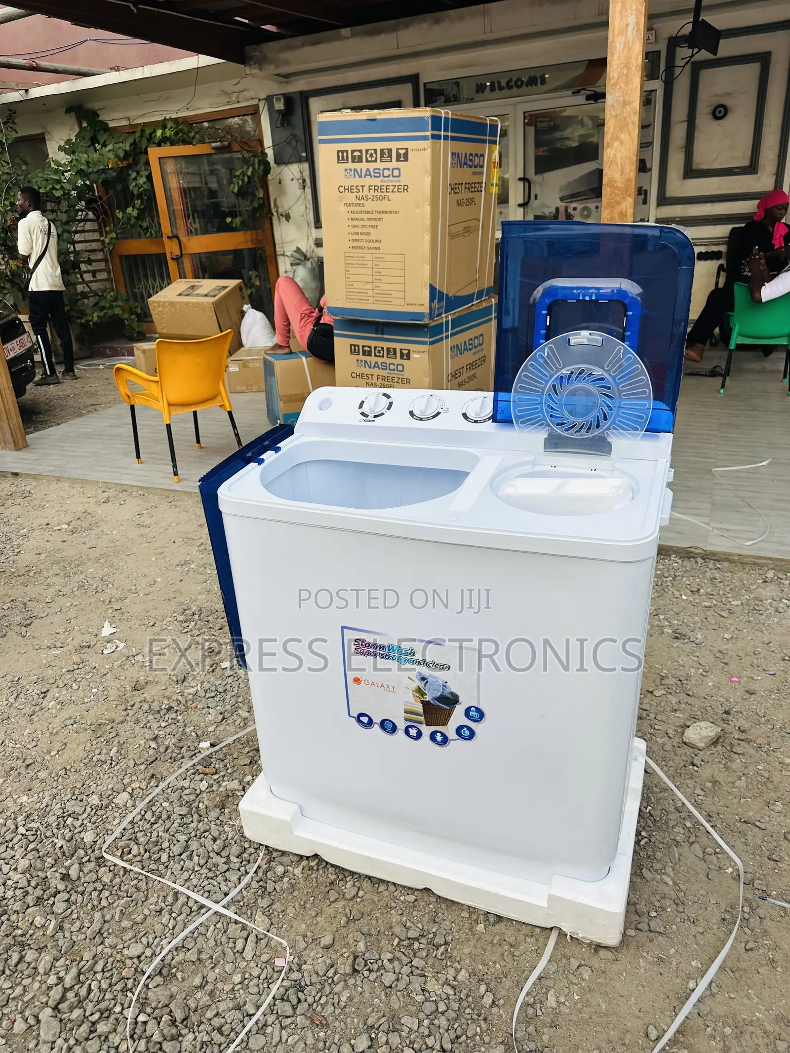 Double Water Inlet Washing Machine 13kg Topload Galaxy