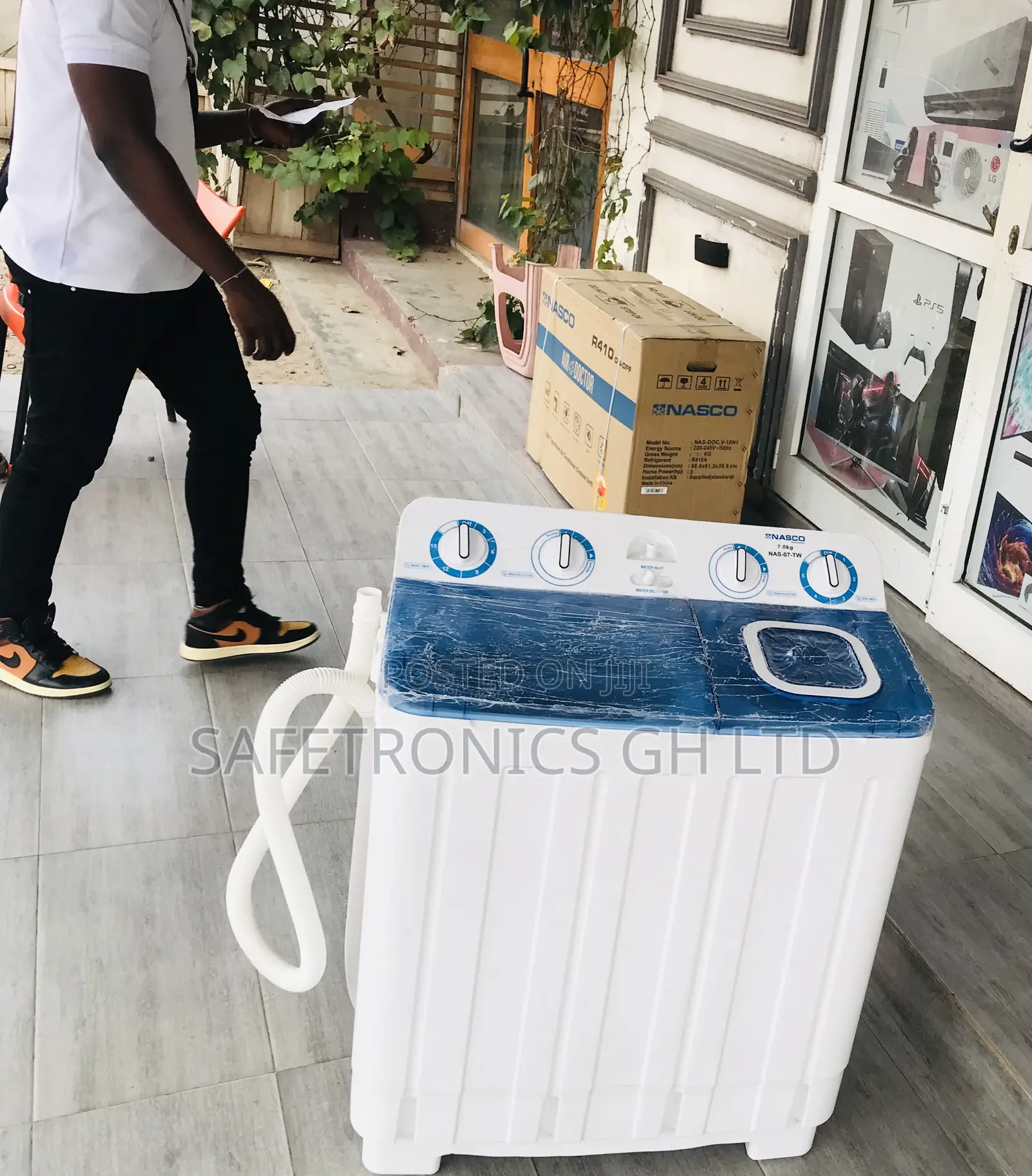 Super New Nasco Twintub Topload Semiauto 7kg Washer