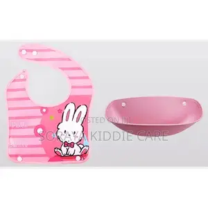 Baby Rubber Bibs With Silicone Crumbs Collector