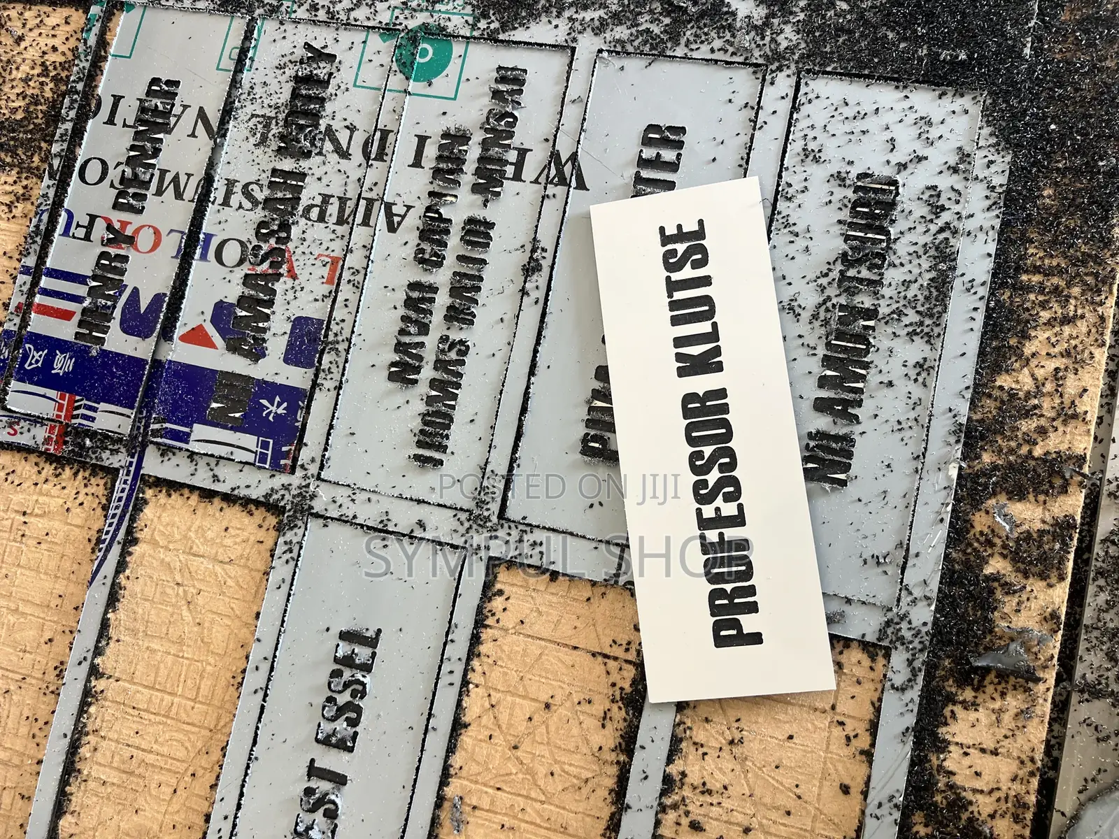 CNC Door Labels Engraving
