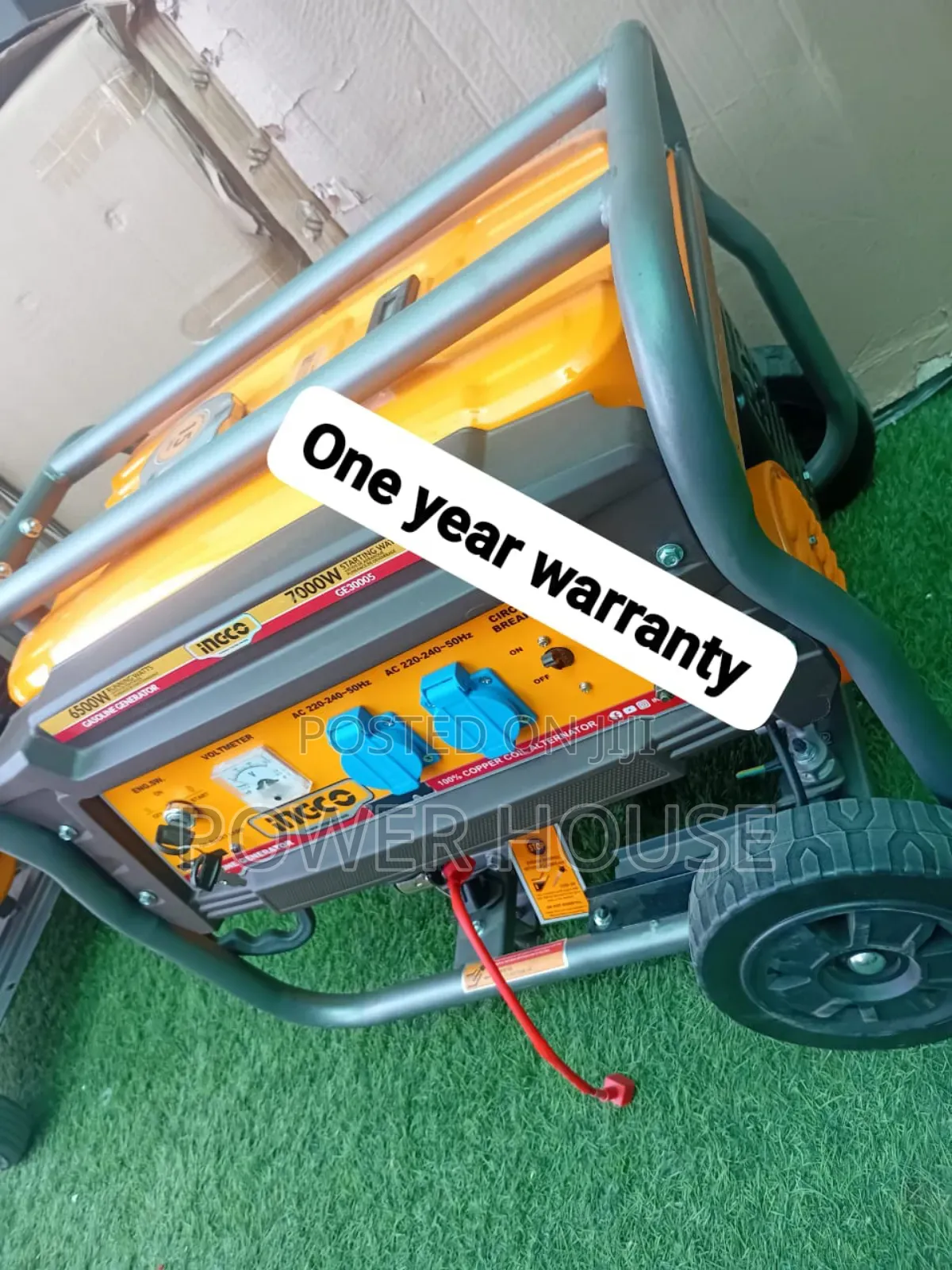 Stationery 7.5kva 8500watts Petrol Ingco Generator 7.5kva