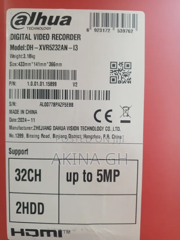Dahua 32ch Wizsense Hdcvi Dvr, Up to 5mp Xvr5232an-I3 2
