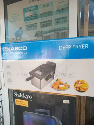 Ramadan Promo Nasco 3l 1800-Watt Deep Fryer Nas-Df7800-Gs