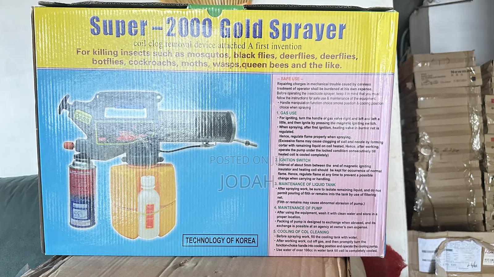 Super 2000 Gold Mini Thermal Fogger