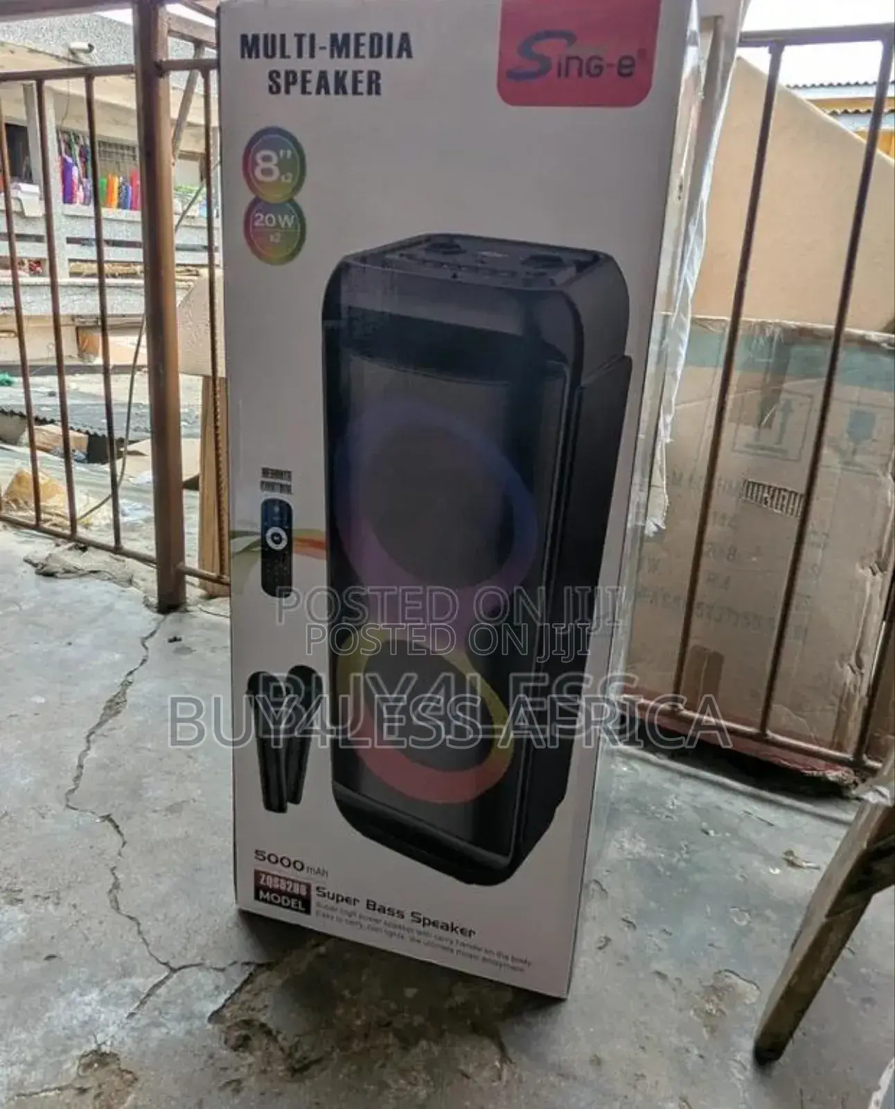Boombox Speaker 2 Microphone