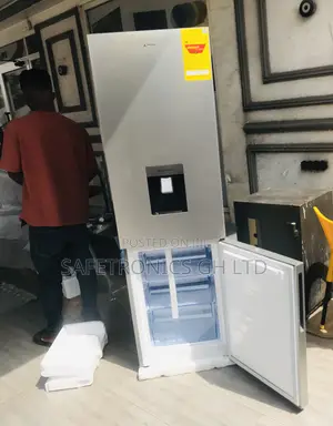 Order Pearl Doubledoor Bottom Mount PCF-334bwd Grey Fridge