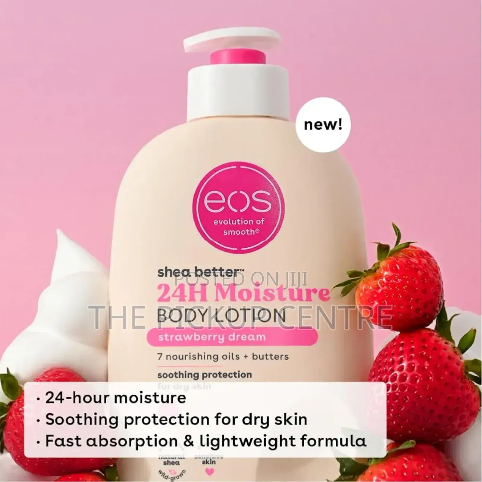 Eos Shea Better Body Lotion- Strawberry Dream 473ml