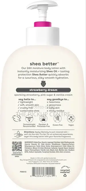 Eos Shea Better Body Lotion- Strawberry Dream 473ml