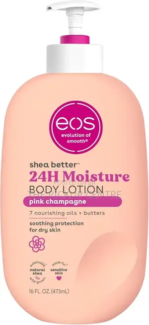 Eos Shea Better Body Lotion- Pink Champagne,Natural Shea