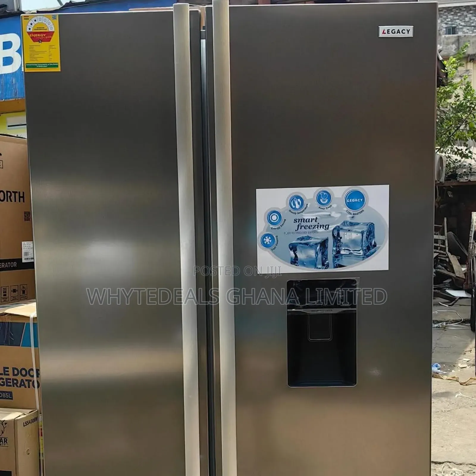 Legacy 550l Side-by-Side Refrigerator| Frost Free|Water Disp