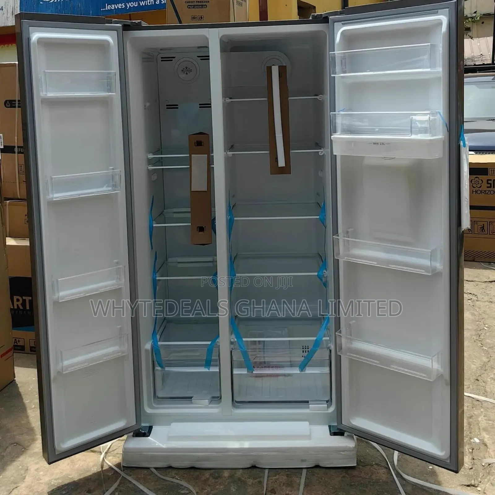 Legacy 550l Side-by-Side Refrigerator| Frost Free|Water Disp