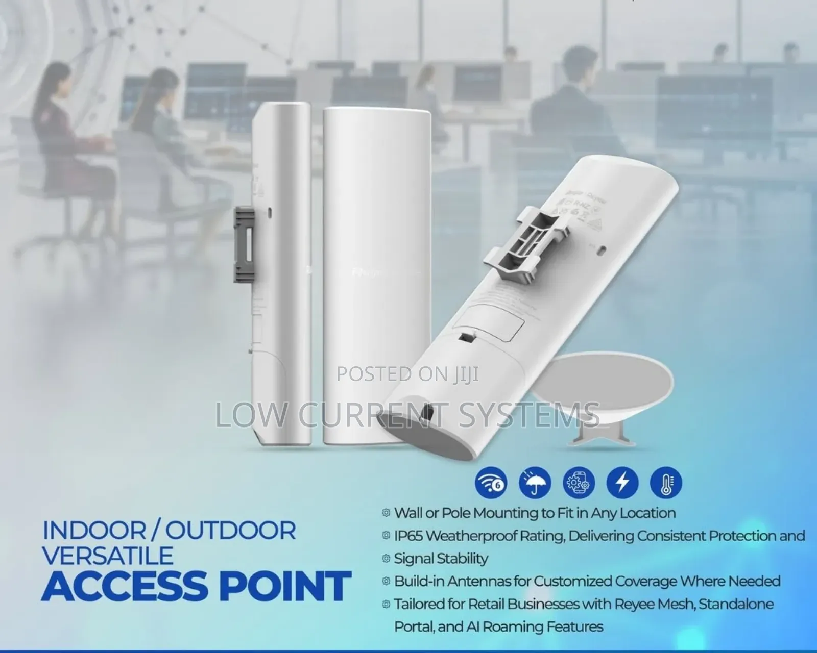 Ruijie Ap Access Point Wifi6 Outdoor Wireless Mesh 6 Ax3000