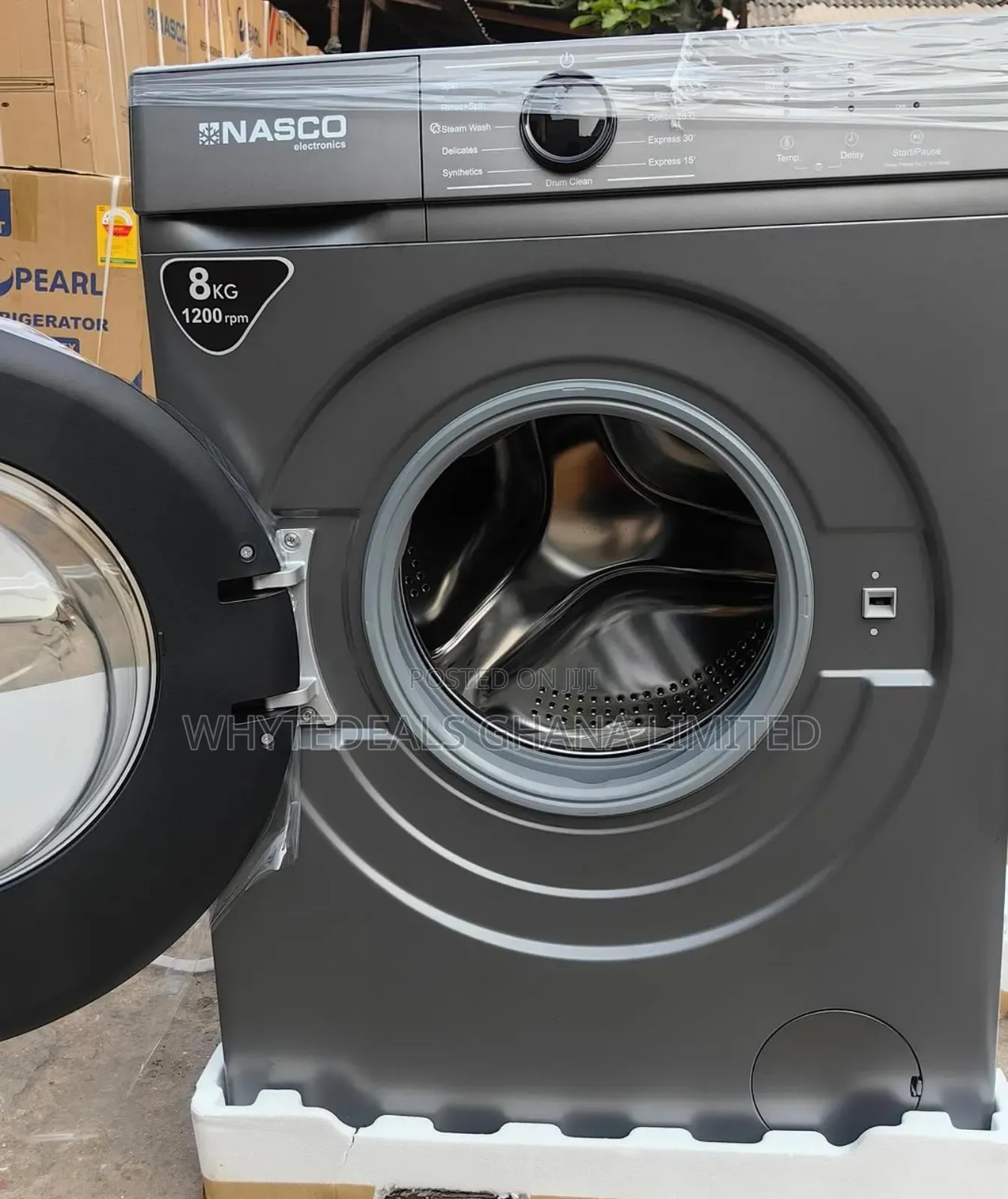 Nasco 8kg Inverter Front Load Fully Auto Washing Machine