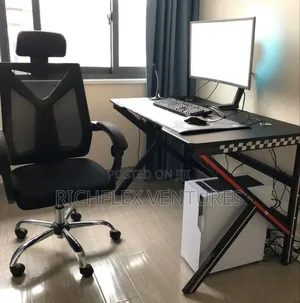 K Shape Gaming and Computer Desk