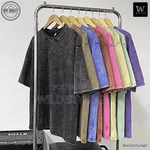 Faded Premium Cotton Acid Wash Vintage T-Shirts