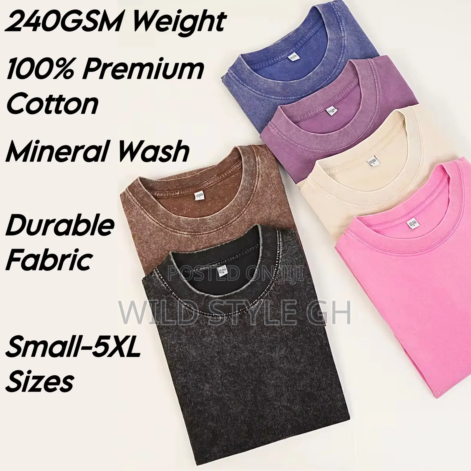 Faded Premium Cotton Acid Wash Vintage T-Shirts