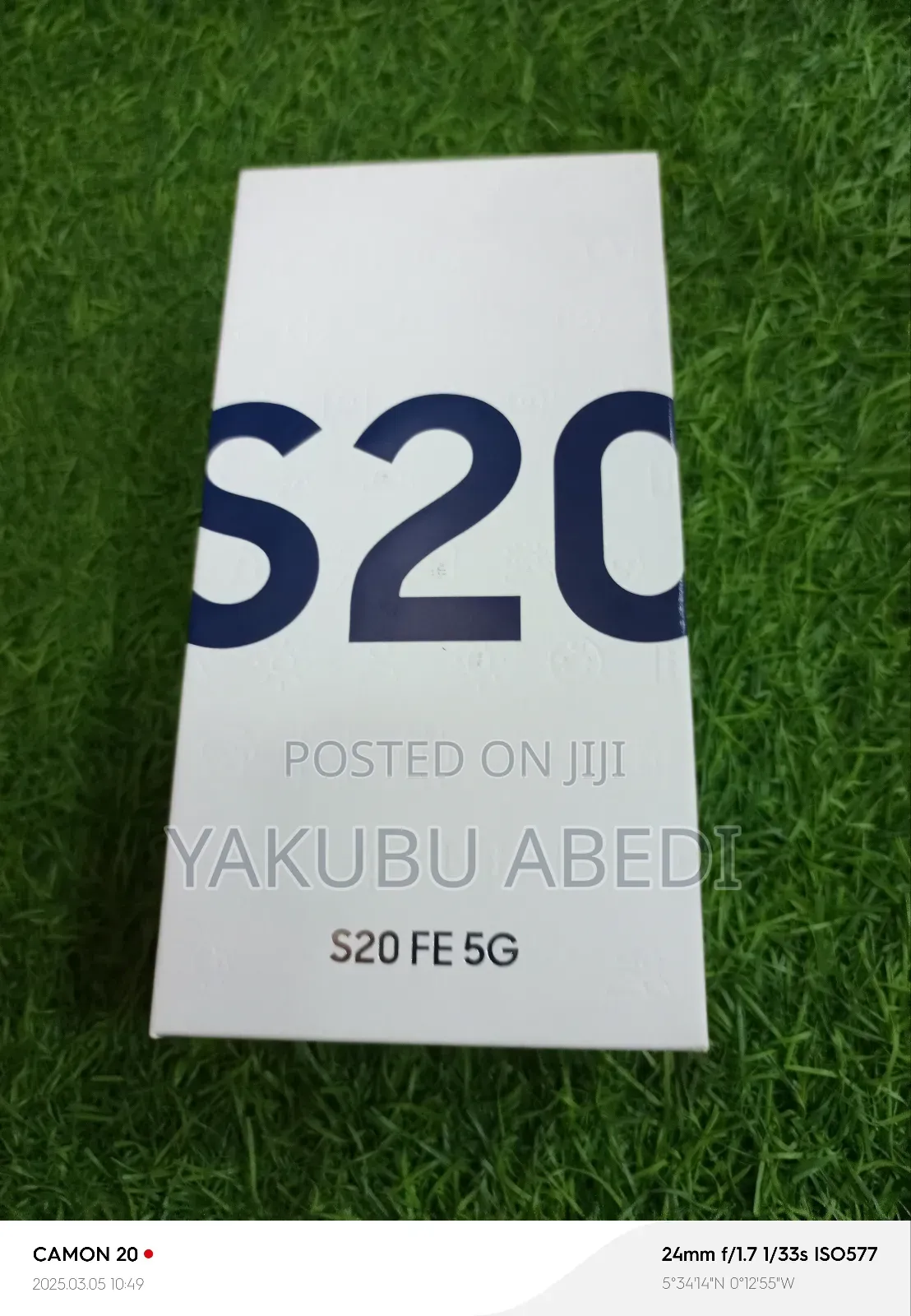New Samsung Galaxy S20 FE 128 GB Blue