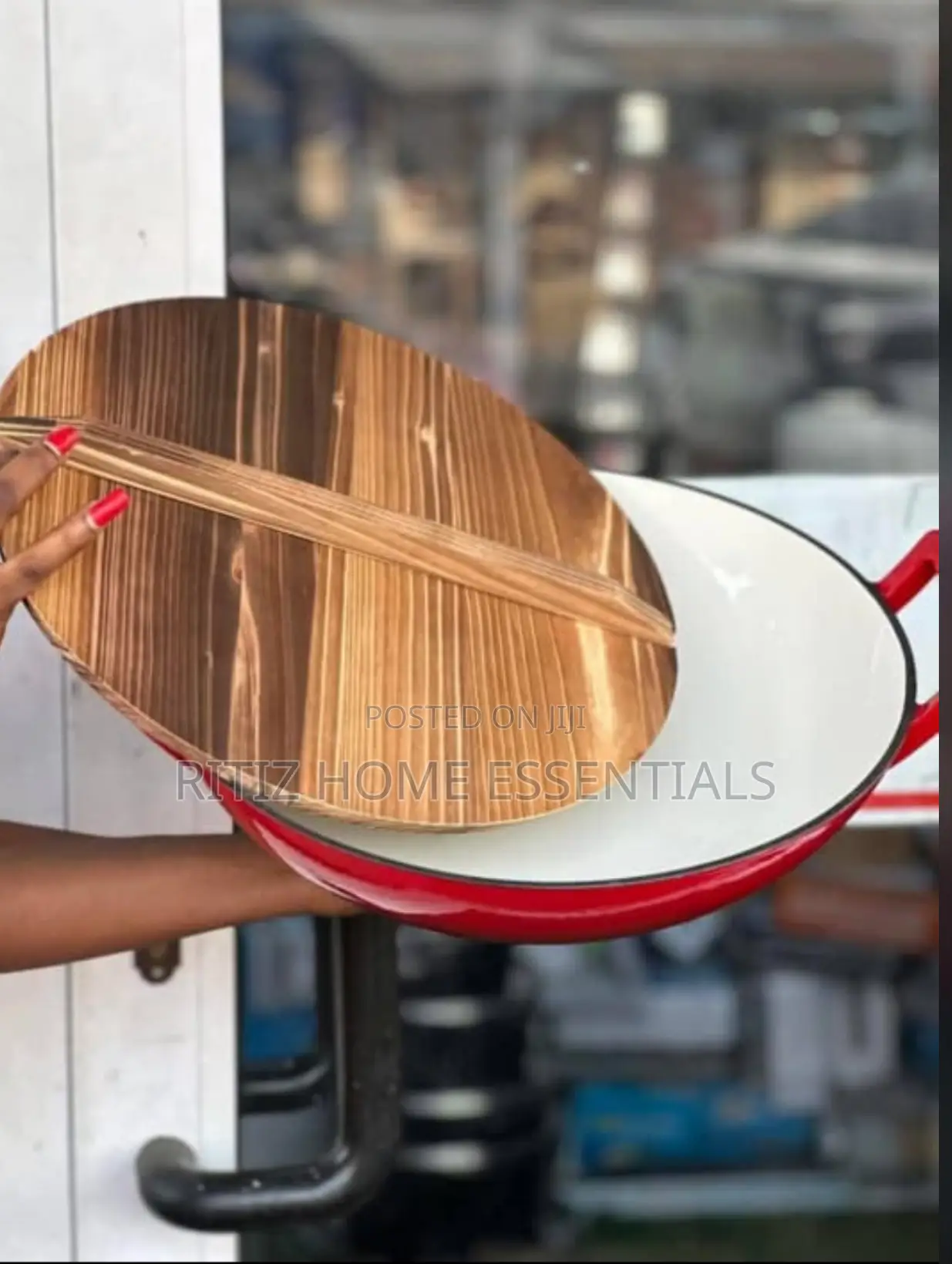 Quality and Heavy Cast Iron Vok/ Deep Frying Pan