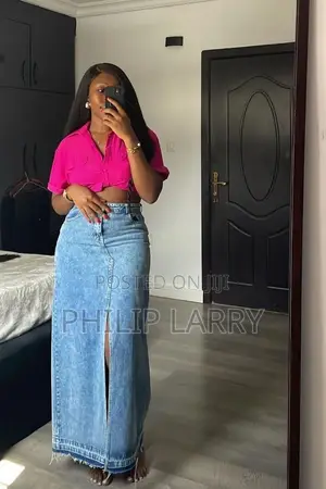 Photo - Maxi Jeans Skirts